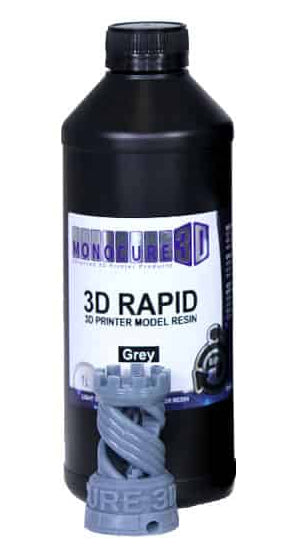 MONOCURE 3D RAPID RESIN - 500 ML - GREY