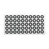 Reflective Scanning Dots - 1 Sheet - 50 dots 6mm