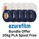 Bundle AzureFilm PLA 10kg - Black & White