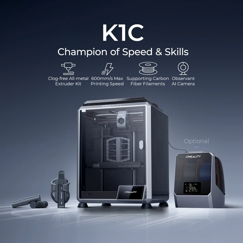 Creality K1C - Fast 3D Printer 220 x 220 x 250mm