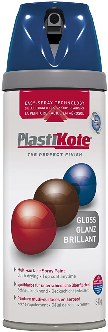 Plastikote Blue Royal Paint - Gloss