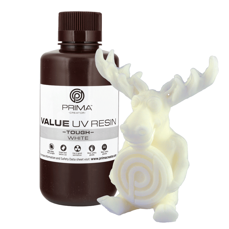 PRIMACREATOR VALUE TOUGH UV RESIN (ABS LIKE) - 500 ML - WHITE