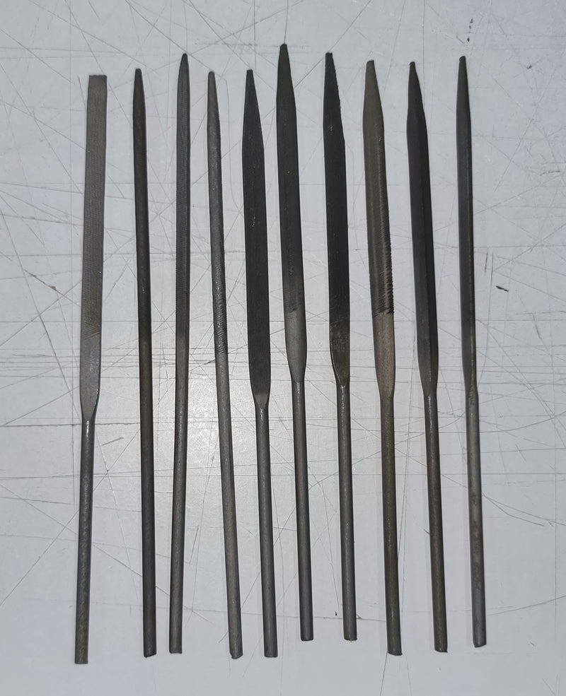 File set - 10pcs - 3mm x 140mm