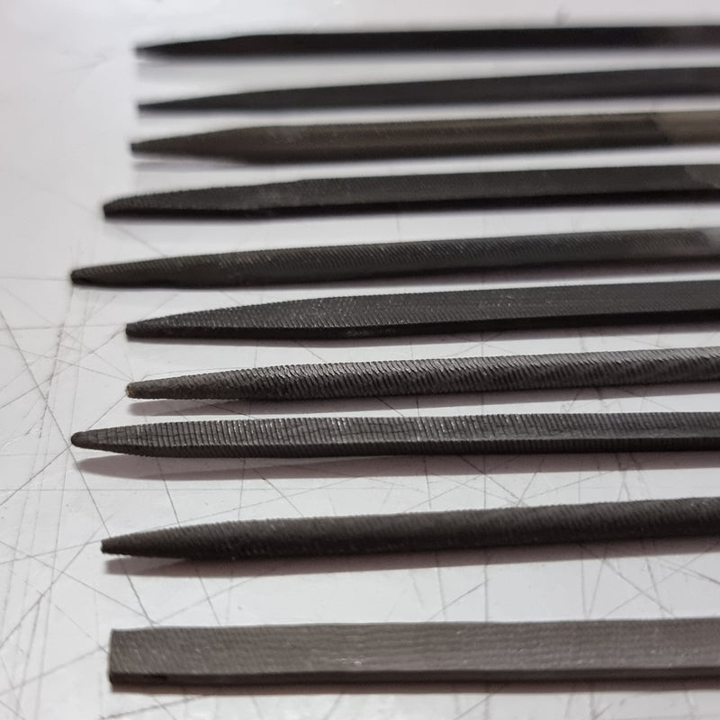 File set - 10pcs - 3mm x 140mm