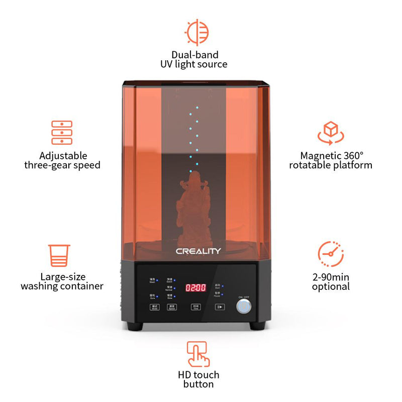 Is it worth it? Creality UW-01 wash and cure station for resin prints -  NotEnoughTech