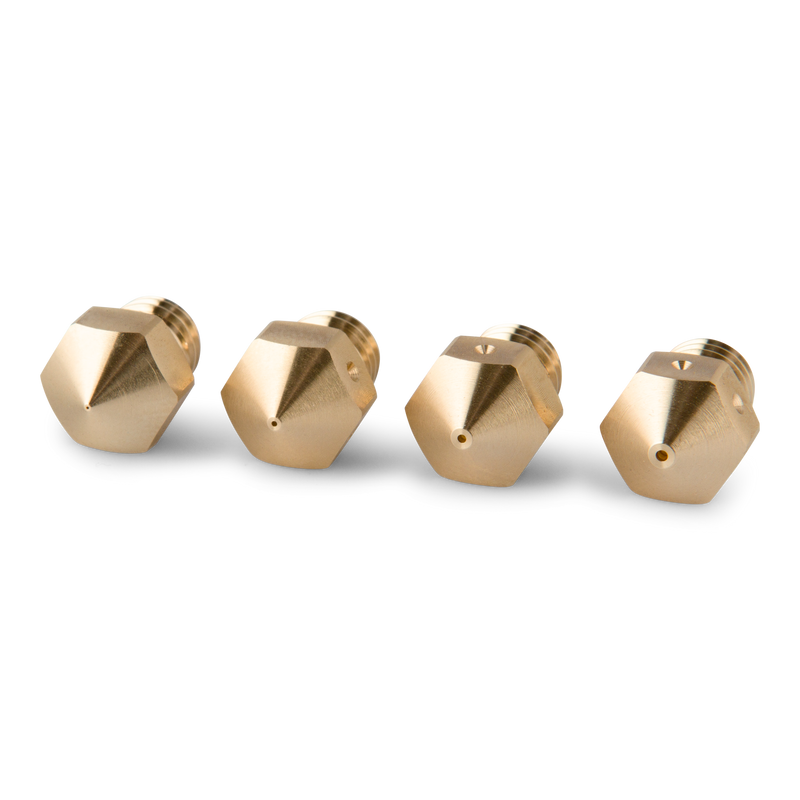 MK8 BRASS NOZZLE Mix - Set of 4 nozzles