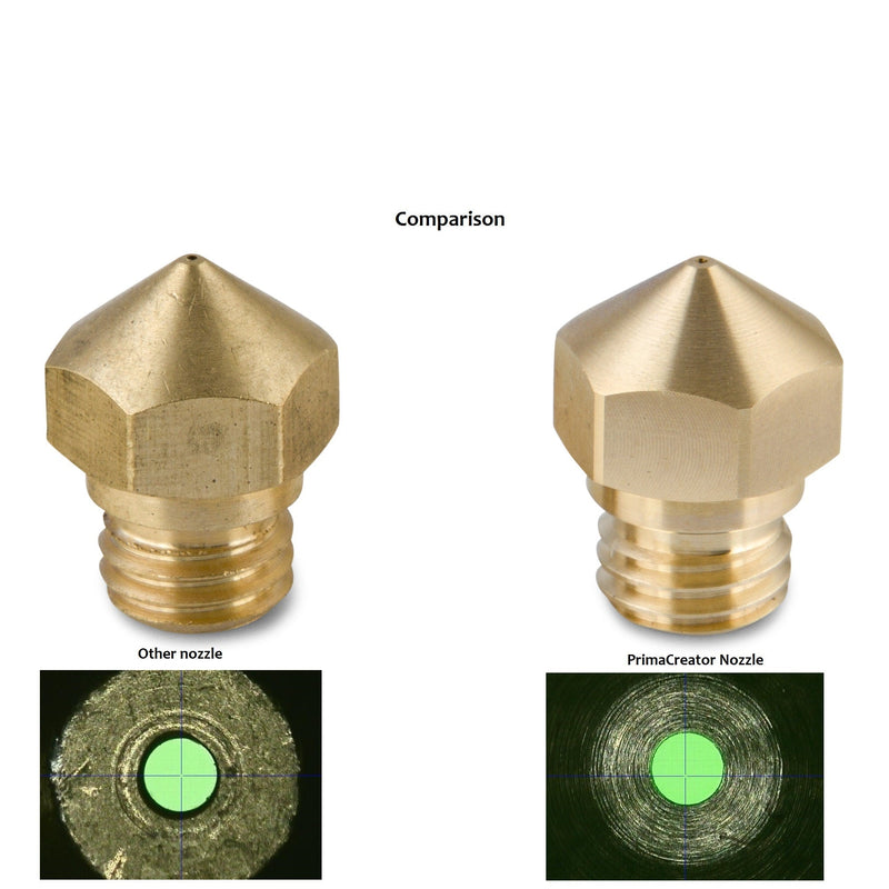 PRIMACREATOR MK8 BRASS NOZZLE 0.2mm - 1.75mm - 1 PCS