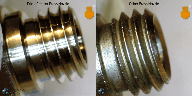 MK8 BRASS NOZZLE Mix - Set of 4 nozzles