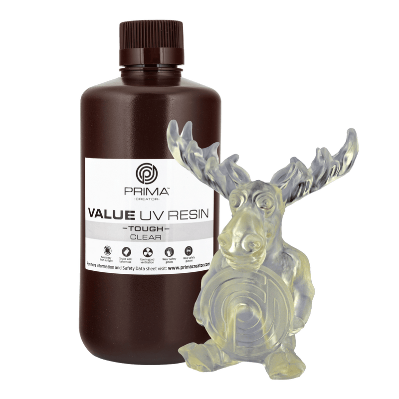 PRIMACREATOR VALUE TOUGH UV RESIN (ABS LIKE) - 1000 ML - CLEAR
