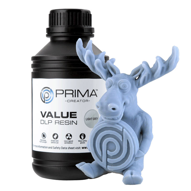 PRIMACREATOR VALUE UV / DLP RESIN - 500 ML - LIGHT GREY