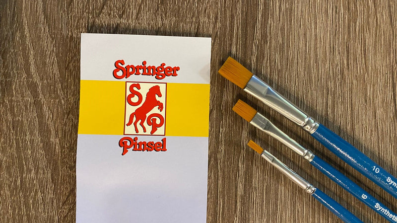 Springer Pinsel - Flat brush set - Synthetic