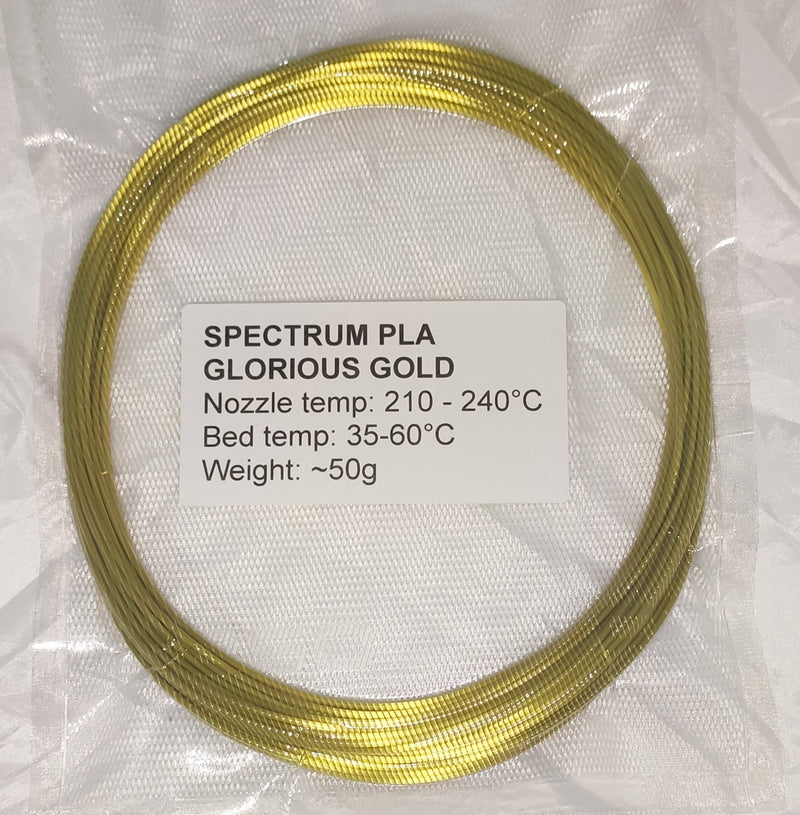 Spectrum PLA GLORIOUS GOLD sample 50g