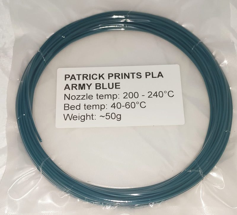 PATRICK PRINTS  PLA ARMY BLUE sample 50g