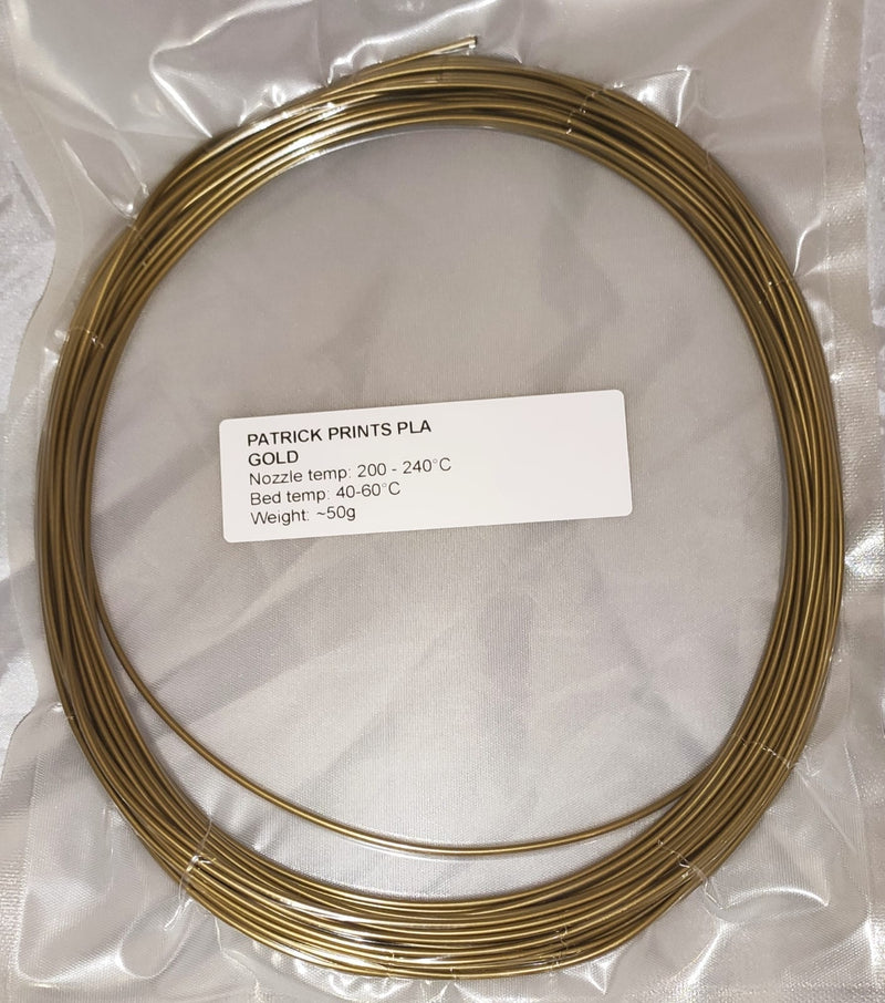 PATRICK PRINTS PLA GOLD sample 50g