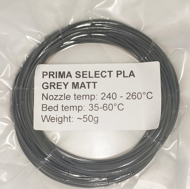 PRIMA SELECT PLA GREY MATT sample 50g