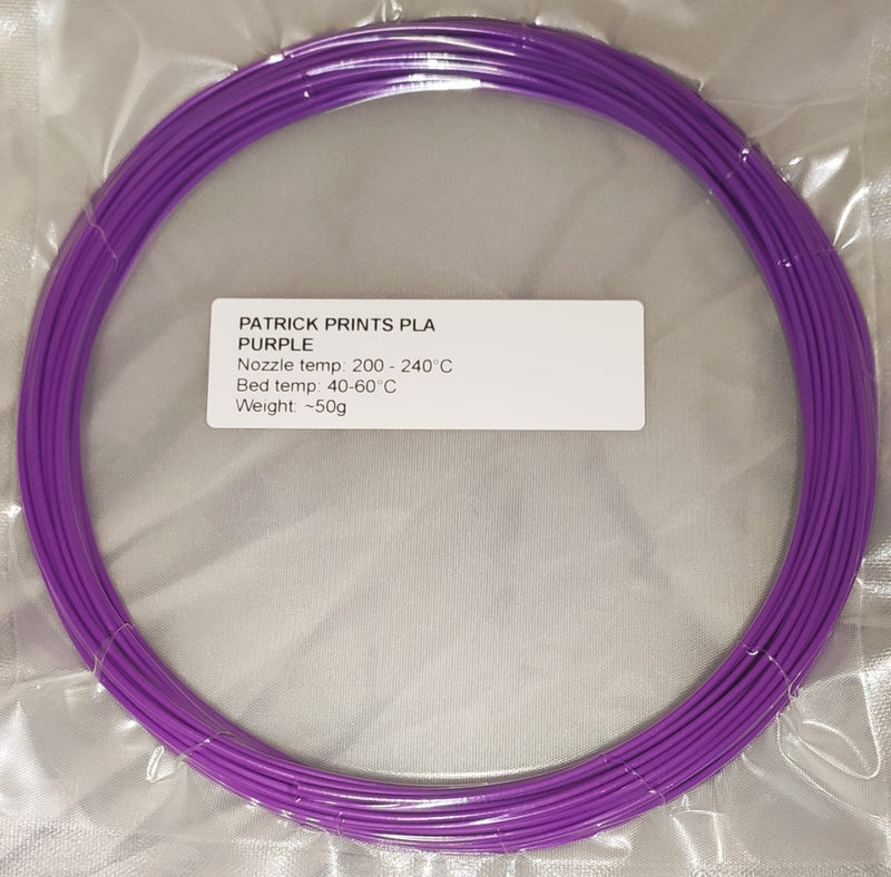 PATRICK PRINTS PLA PURPLE sample 50g