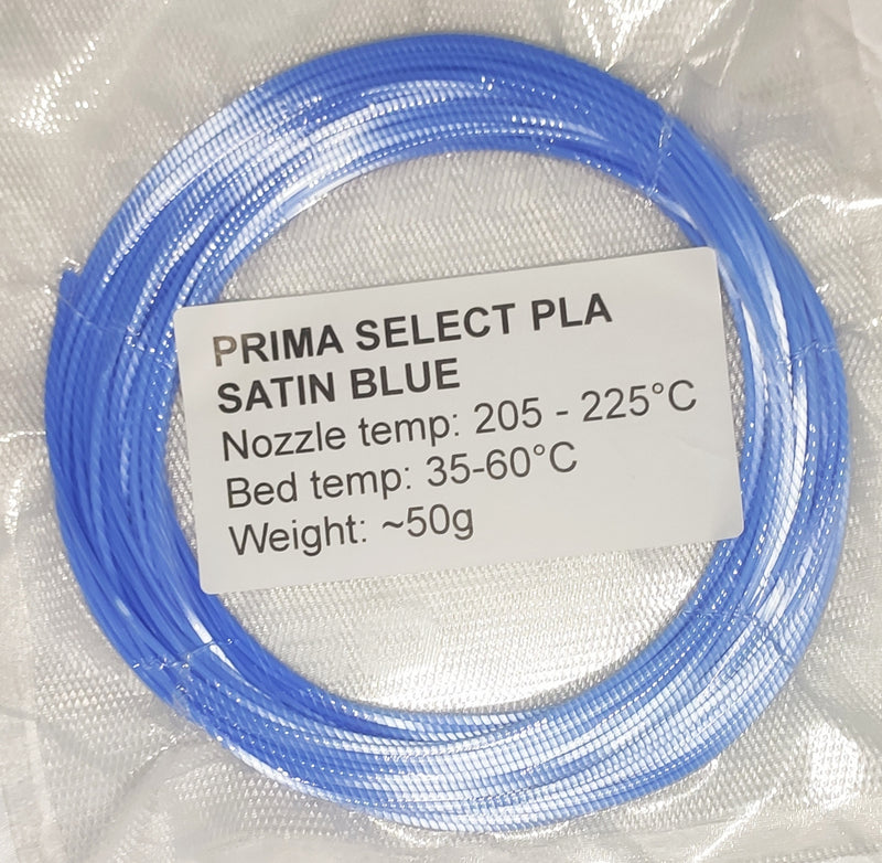 PRIMA SELECT PLA SATIN BLUE sample 50g