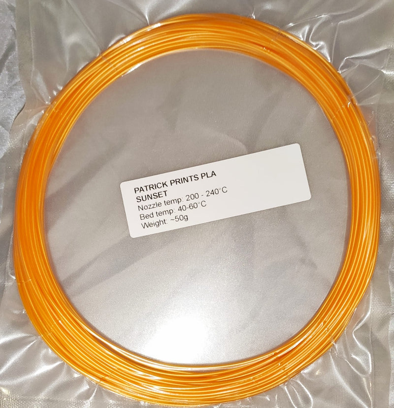 PATRICK PRINTS PLA SUNSET sample 50g