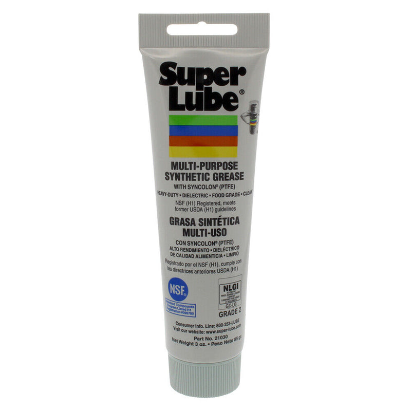 85g SUPER LUBE® MULTI-PURPOSE SYNTHETIC GREASE WITH SYNCOLON® (PTFE)